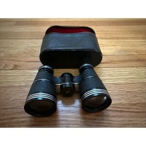Vintage Swift Grand Prix 8x30 Binoculars - w/zipped black case red lining RARE